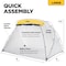 Homeright HomeRight 6 ft. W X 9 ft. L Paper/Poly Spray Shelter 1 pk C900038 - alternate 3